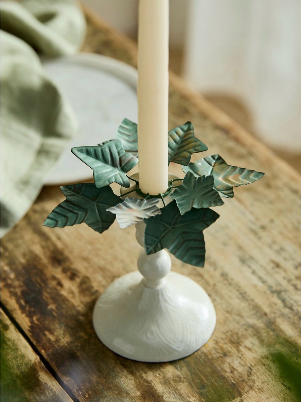 Anthropologie Terrain Ivy Candle Cuffs, Set of 2